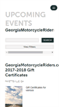 Mobile Screenshot of georgiamotorcycleriders.ticketleap.com