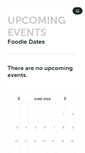 Mobile Screenshot of foodiedates.ticketleap.com