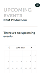 Mobile Screenshot of esmproductions1.ticketleap.com