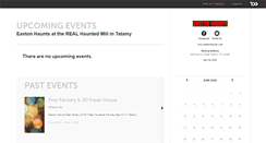 Desktop Screenshot of eastonhaunts.ticketleap.com