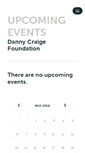 Mobile Screenshot of danny-craige-foundation.ticketleap.com