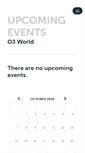 Mobile Screenshot of o3world.ticketleap.com