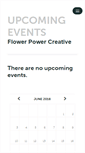 Mobile Screenshot of flowerpowercreative.ticketleap.com