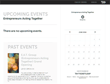Tablet Screenshot of eat.ticketleap.com