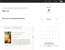 Tablet Screenshot of hde.ticketleap.com