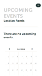 Mobile Screenshot of lesbianremix.ticketleap.com