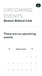 Mobile Screenshot of bostonbilliardclub.ticketleap.com