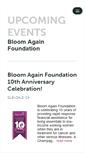 Mobile Screenshot of bloomagain.ticketleap.com