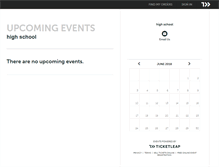 Tablet Screenshot of high-school.ticketleap.com
