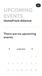 Mobile Screenshot of homefrontalliance.ticketleap.com