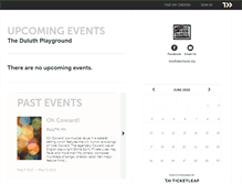 Tablet Screenshot of duluthplayground.ticketleap.com