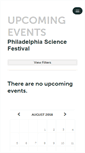 Mobile Screenshot of philasciencefestival.ticketleap.com