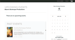 Desktop Screenshot of carolinaburlesquefestival.ticketleap.com