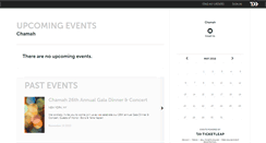 Desktop Screenshot of chamah.ticketleap.com