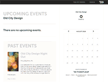Tablet Screenshot of oldcitydesign.ticketleap.com
