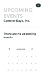 Mobile Screenshot of camelotdays.ticketleap.com