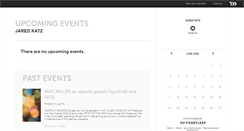 Desktop Screenshot of jaredkatz.ticketleap.com