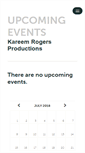 Mobile Screenshot of kareemrogers.ticketleap.com